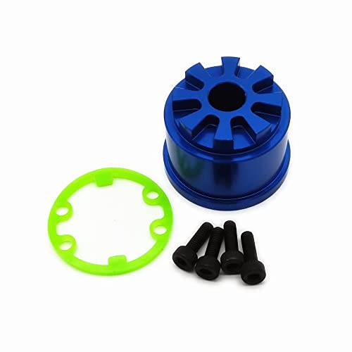 CrazyRacer for 1/10 RC Car Summit 5681 Upgrade Parts Aluminum Front/Rear Differential Carrier Blue -1PC Set von CrazyRacer