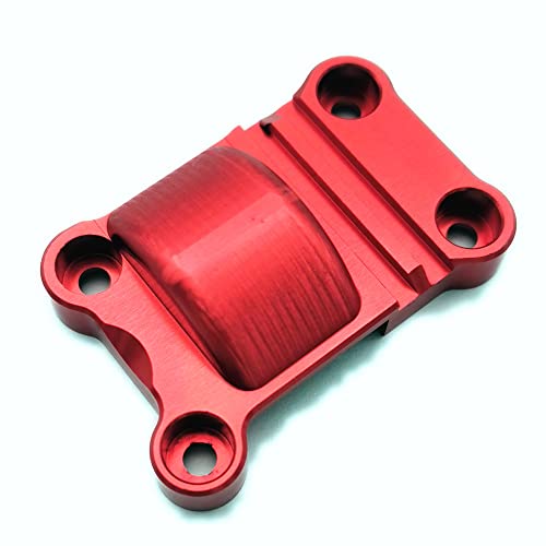 CrazyRacer for Traxxassss 1/5 6S & 8S RC Car 77076-4 Aluminum Rear Gear Cover - 1PC One of 7787 Red von CrazyRacer