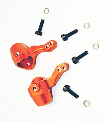 CrazyRacer H-P-I BULLET3.0 MT ST Ken Block WR8 Flux Upgrade Parts Aluminum Alloy Front Knuckle Arm-1PR Set for 101208 Orange von CrazyRacer