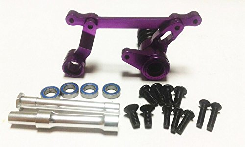 CrazyRacer H-P-I Savage 4.6 5.9 Flux X XL Aluminum Alloy Steering Assembly Servo Saver Purple von CrazyRacer