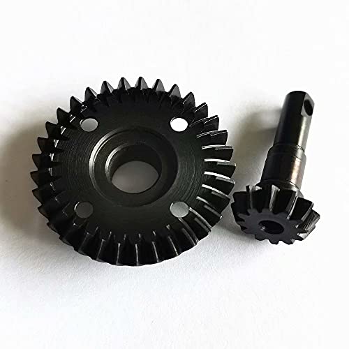 Hard Chrome Steel Overdrive Differential Ring/Pinion Gear 12T/33T for Traxxas TRX4 TRX6 Replace 8287 von EPTNNASO