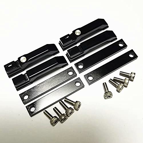 Türgriffe aus Aluminium, schwarz, für Traxxas TRX4 Axial SCX10 RC von EPTNNASO