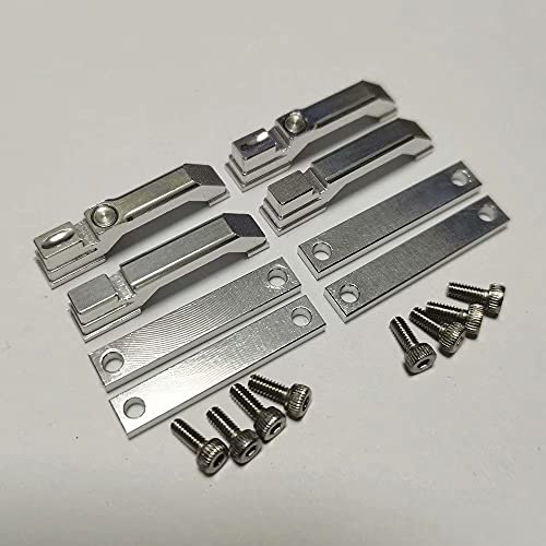 Türgriffe aus Aluminium, silberfarben, für Traxxas TRX4 Axial SCX10 RC von EPTNNASO