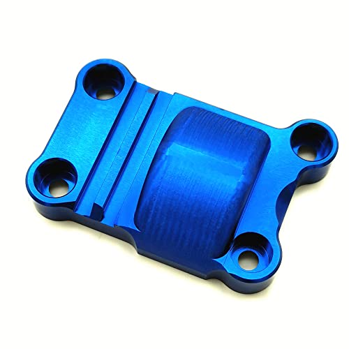 for Traxxassss 1/5 6S & 8S RC Car 77076-4 Aluminum Rear Gear Cover - 1PC One of 7787 Blue von CrazyRacer