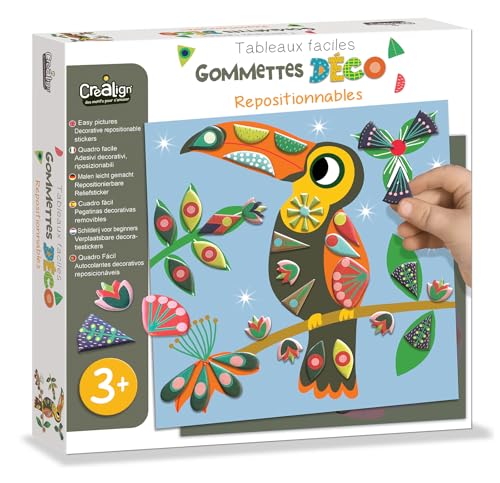 Créa Lign' - Kreativ-Set – Aufkleber in Mein Baum – ab 3 Jahren – CL218 von Créa Lign'