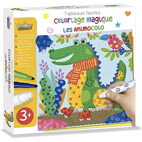 Crea lign'- Magische Farben, Les Animocolo, CL157, Mehrfarbig von Crea lign'
