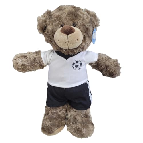 CreaDesign Kuscheltier Teddybär personalisiert, Teddy Bär Bodo Fußball, Fußballer von CreaDesign