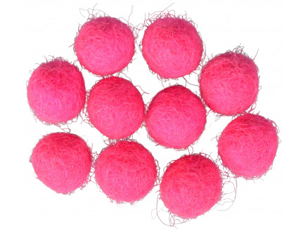 Filzkugeln 10mm Pink P3 - 10 Stk von CreaFelting