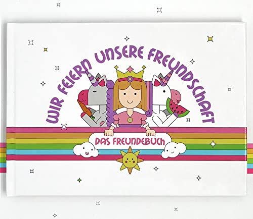 CreaTools Freundebuch für Mädchen – mit Einer spannenden Story | Freundschaftsbuch für Kindergarten und Grundschule | Schulfreundebuch Ausfüllen & Ausmalen mit Prinzessin & Einhorn CreaTools Freundebuch für Mädchen – mit Einer spannenden Story | Freundschaftsbuch für Kindergarten und Grundschule | Schulfreundebuch Ausfüllen & Ausmalen mit Prinzessin & Einhorn von CreaTools