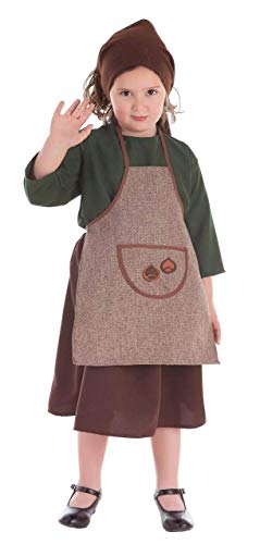 Creaciones Llopis Kastanienkostüm für Kinder, einfarbig, Braun, 3-5 Jahre (3619-1) von Creaciones Llopis