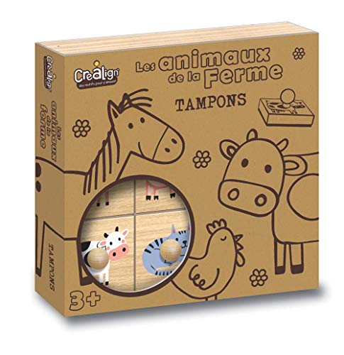 Crea Lign CL152 Die Tiere des Bauernhofs, Bois, 3 Jahre+, one Size Crea Lign CL152 Die Tiere des Bauernhofs, Bois, 3 Jahre+, one Size von Crea lign'
