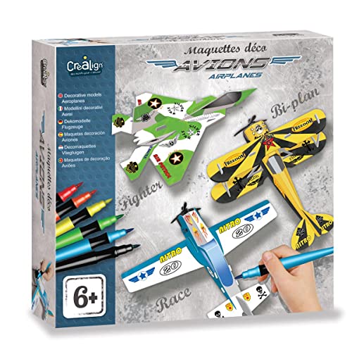 Crea lign' – CL118 – Pack 3 Modelle – Deco Flugzeuge von Crea lign'