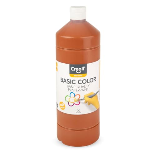 Creall havo01818 1000 ml 18 Light Brown Havo Basic Farbe Poster Paint, Flasche von Creall