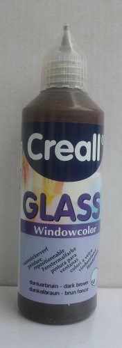 Creall havo20558 80 ml 58 Dunkelbraun Havo Glas Fenster Farbe Flasche von Creall