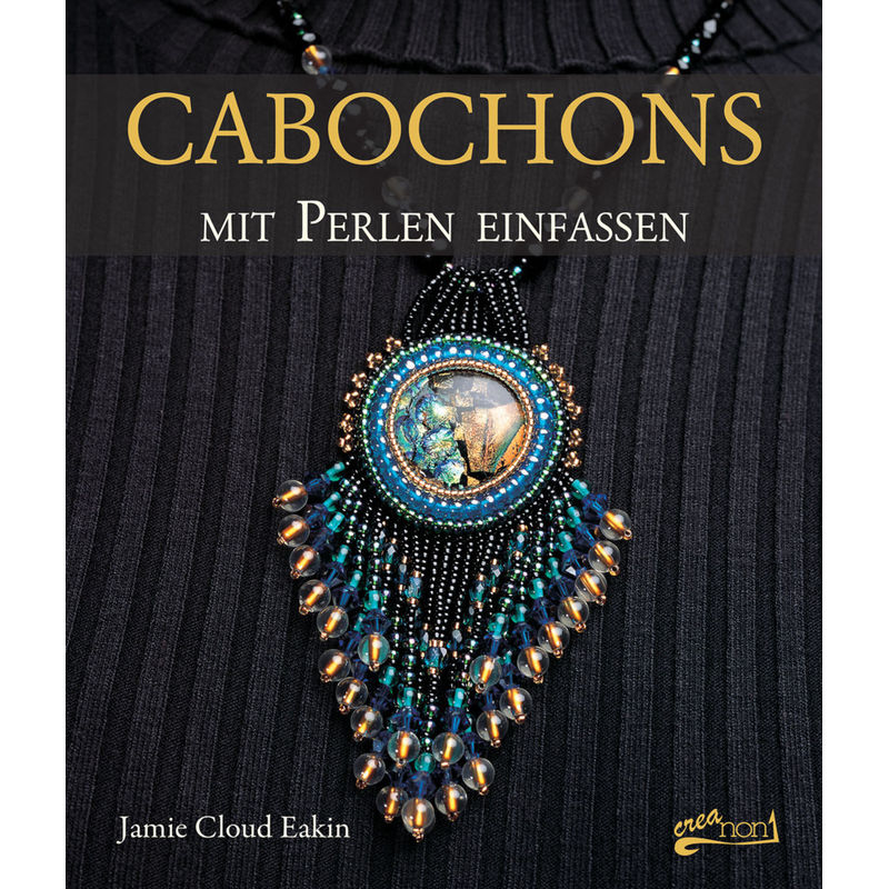 Cabochons mit Perlen einfassen von Creanon