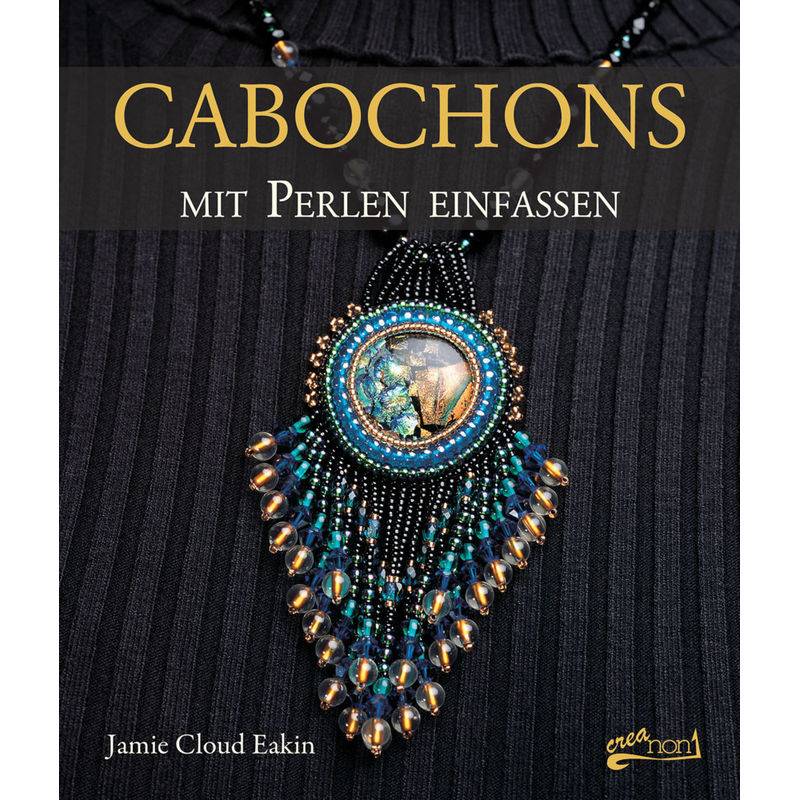 Cabochons mit Perlen einfassen von Creanon