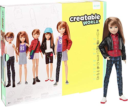 Creatable World GGG53 Deluxe Charakter Set, individuell gestaltbare Puppe mit rotblonden, glatten Haaren, mehrfarbig Creatable World GGG53 Deluxe Charakter Set, individuell gestaltbare Puppe mit rotblonden, glatten Haaren, mehrfarbig von Mattel