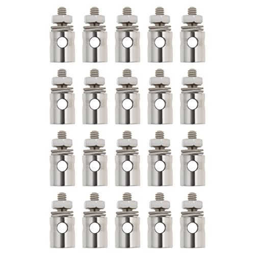 Create idea 20 Stück Schubstange Servo Anschluss Gestänge Stopper Einsteller 2,1mm Lochdurchmesser für RC Modell Flugzeug Hubschrauber für 1,8-2,0mm Stahldraht von Create idea