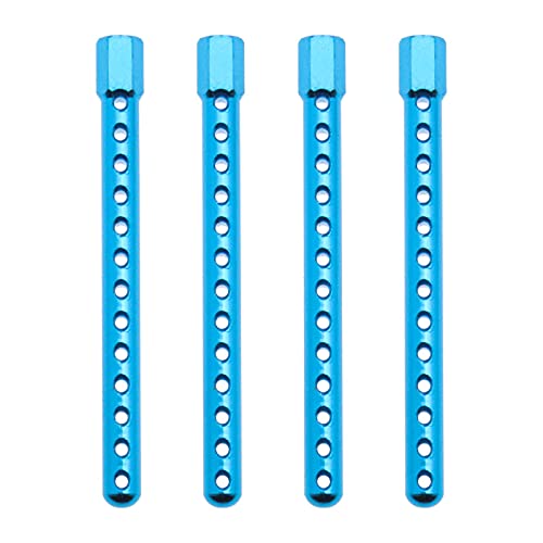 Create idea Aluminiumlegierung Blau Autoteile 1/10 Karosserien Pfostenhalter Passend für HSP 94122 94103 RC Auto von Create idea