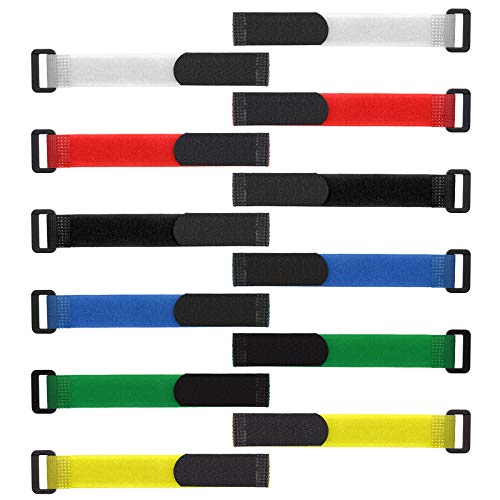 Create idea 12 magische Aufkleber Batteriebänder mit Schnalle, 20 x 200 mm, gemischte Farben, Haken und Schlaufe, rutschfeste Gurte für RC Drohnen, Flugzeuge, Quads, Autos Create idea 12 magische Aufkleber Batteriebänder mit Schnalle, 20 x 200 mm, gemischte Farben, Haken und Schlaufe, rutschfeste Gurte für RC Drohnen, Flugzeuge, Quads, Autos von Create idea