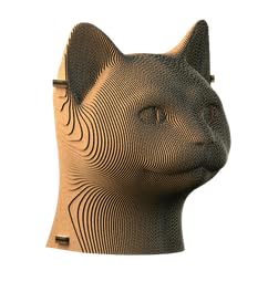 Creatifwood 3D-Puzzle, Kartonskulptur (Katze), 3D-Karton-Konstrukteur – Geschenk für Erwachsene und Kinder von Creatifwood