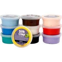 Silk Clay® Gummischleim Basic-Set 10 x 40 Gramm von Creativ Company Deutschland GmbH