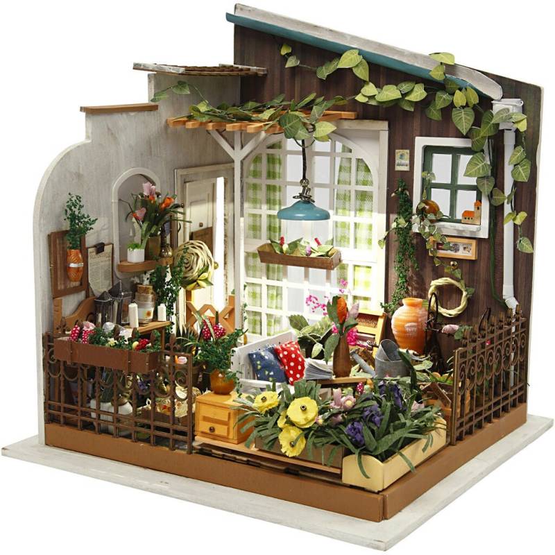 Creativ Company Bastelset DIY Miniaturzimmer Garten von Creativ Company