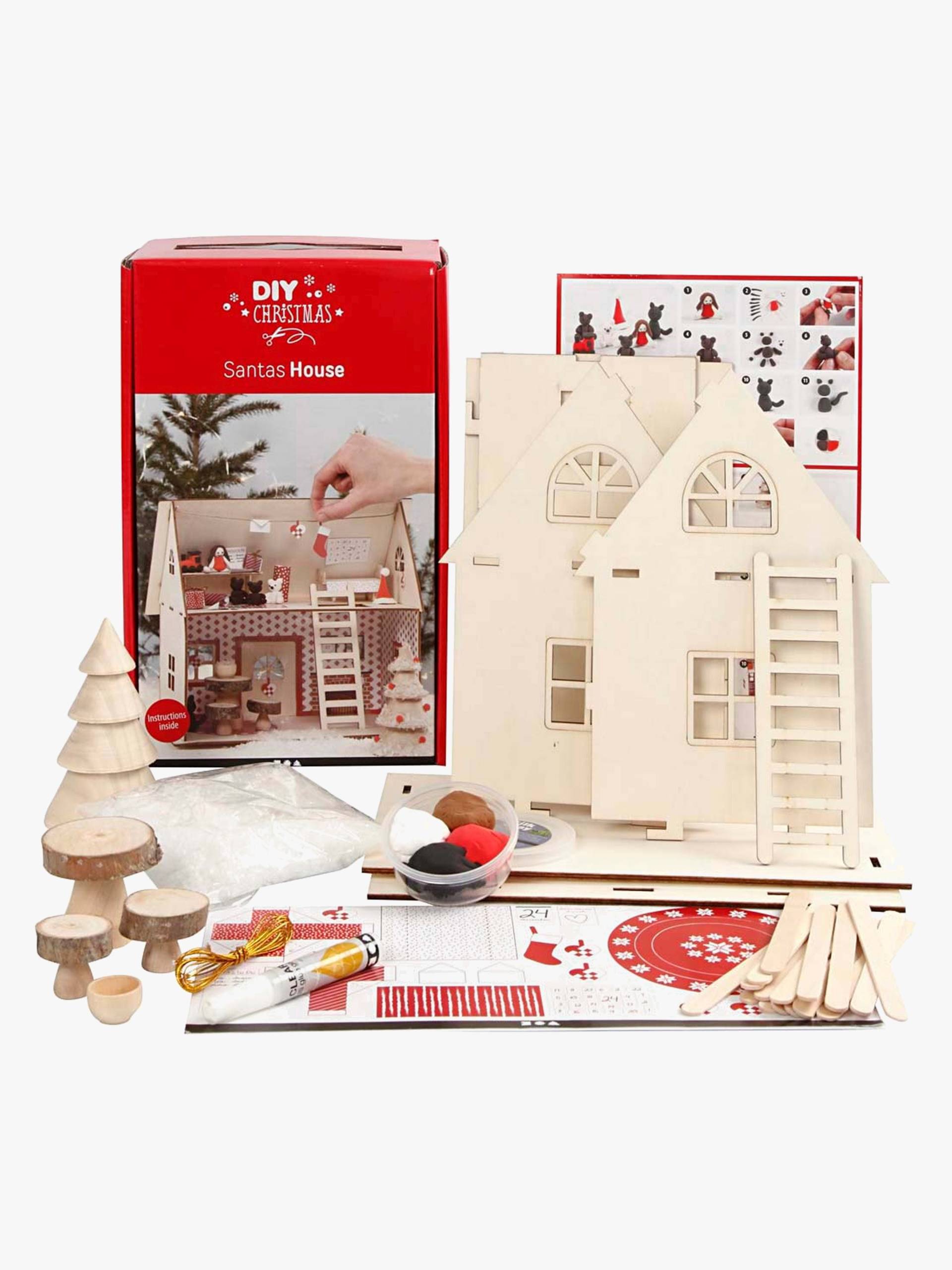 Creativ Company Bastelset Haus des Weihnachtsmannes von Creativ Company