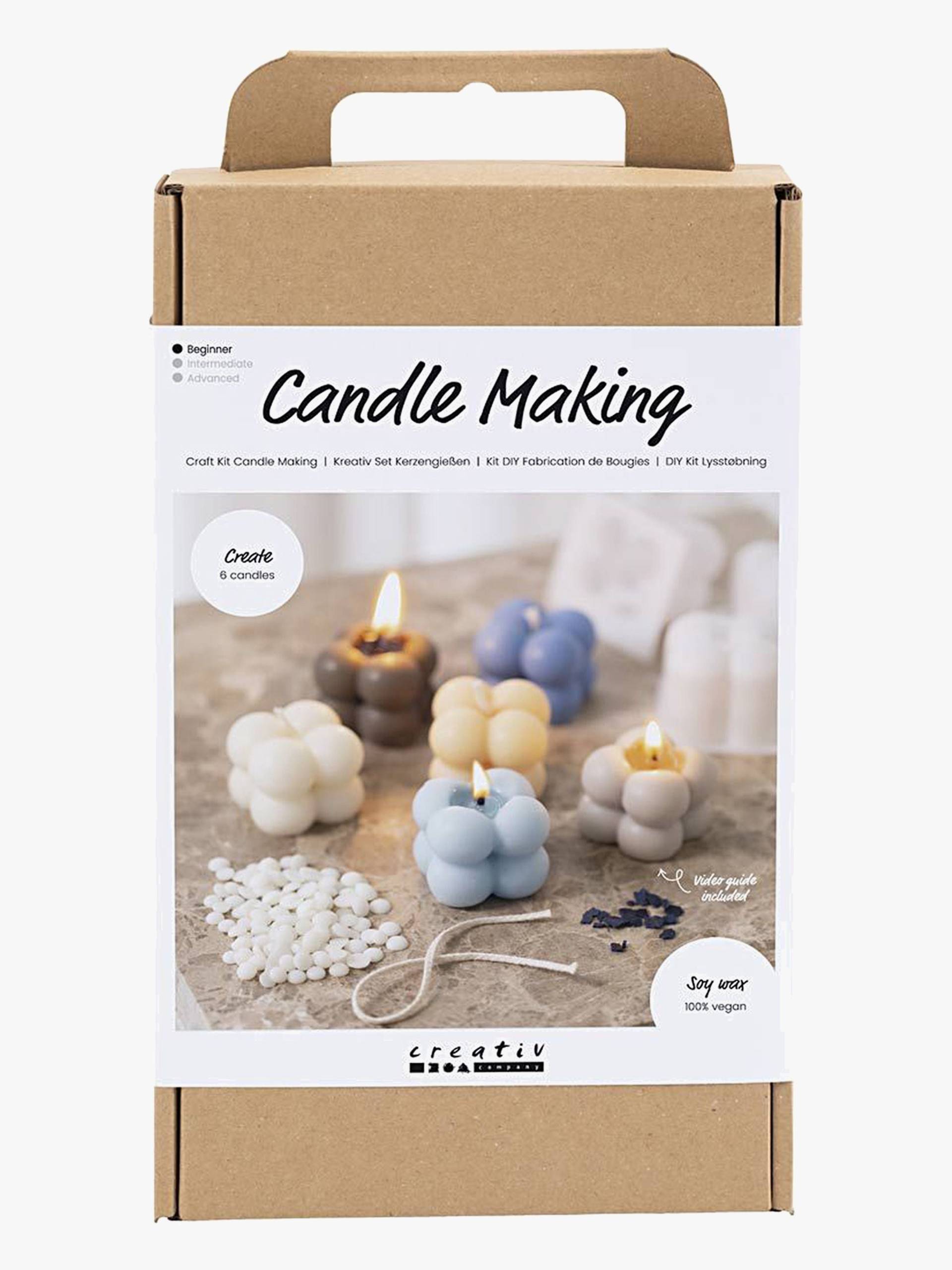 Creativ Company Bastelset Kerzenziehen Sojawachs-Bubble-Kerze DIY von Creativ Company