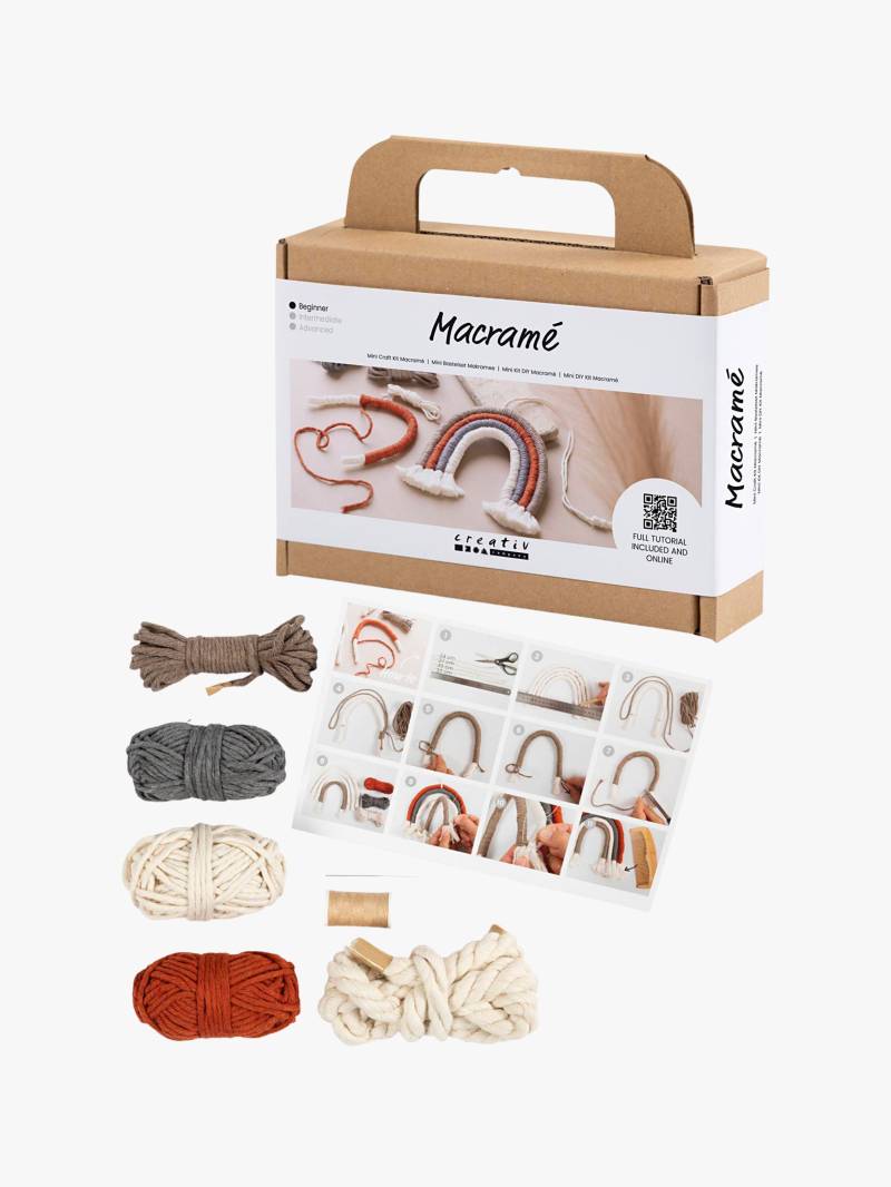 Creativ Company Bastelset Makramee Regenbogen von Creativ Company