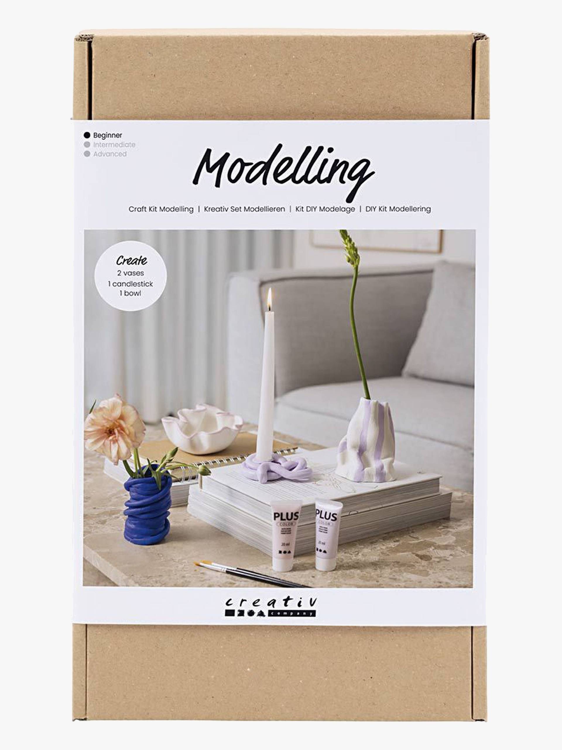 Creativ Company Bastelset Modelliermasse Schüsseln &  Vasen von Creativ Company