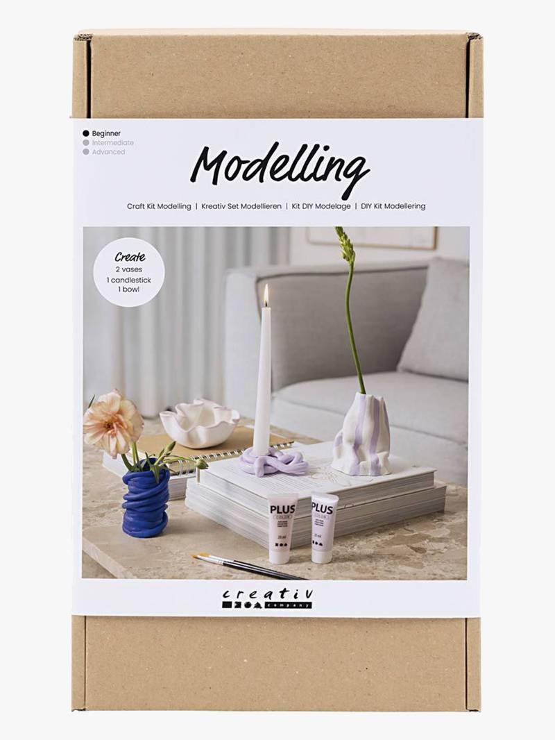 Creativ Company Bastelset Modelliermasse Schüsseln &  Vasen von Creativ Company