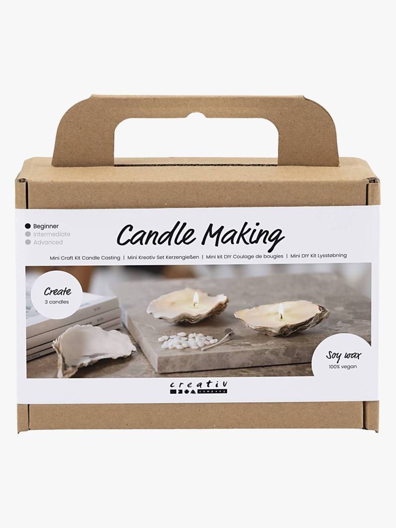 Creativ Company Bastelset Sojakerze Austernschale DIY von Creativ Company