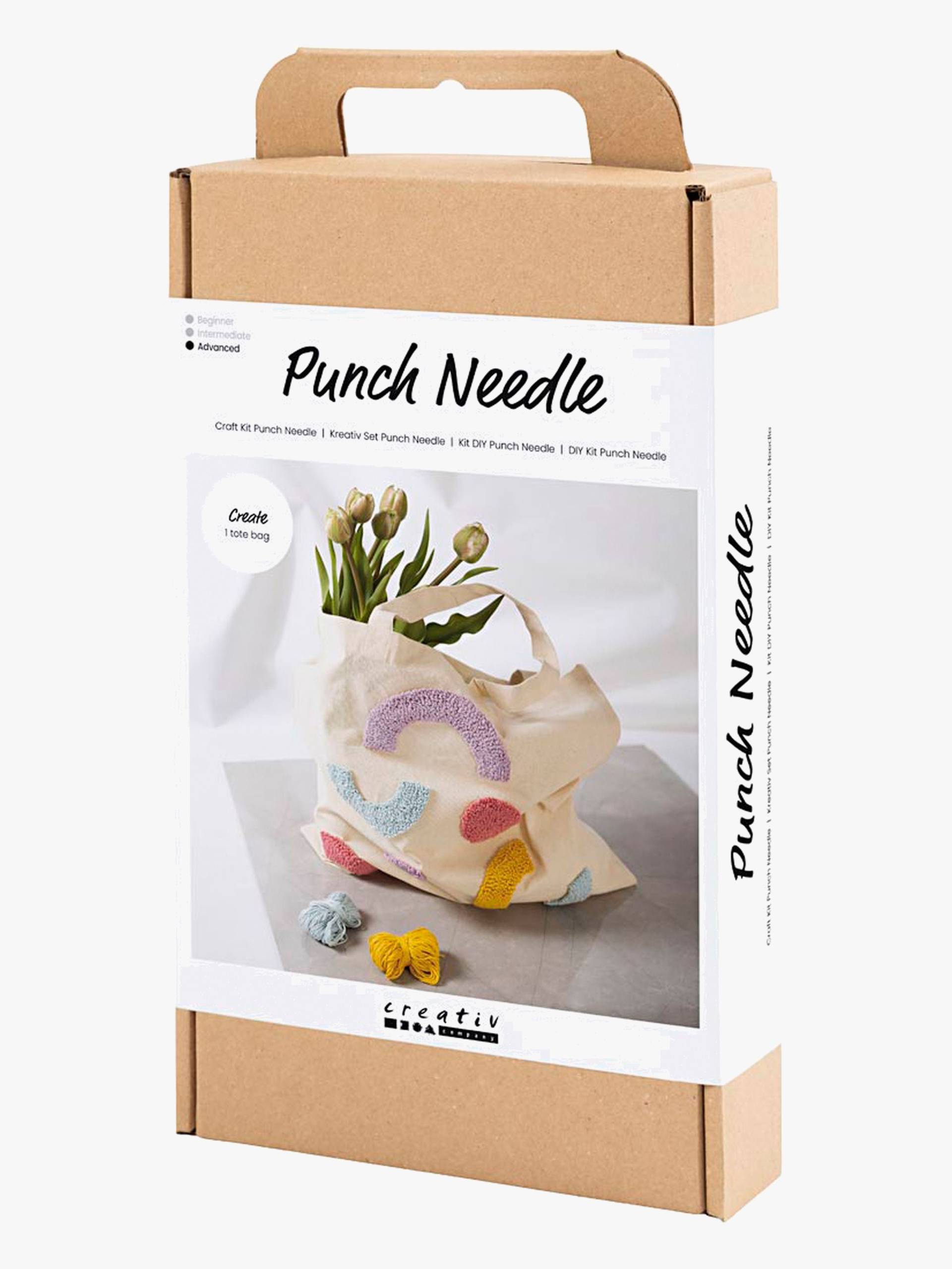 Creativ Company Bastelset Stickerei Stoffbeutel mit Pastellfarben von Creativ Company