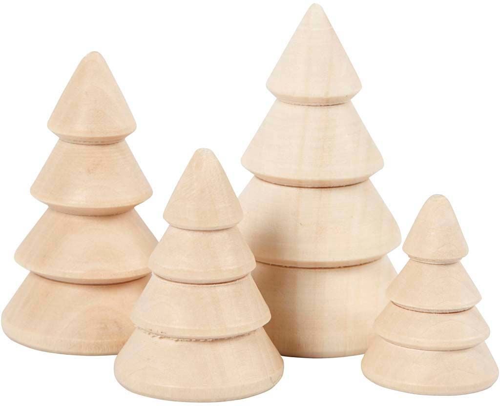 Creativ Company Bastelset Weihnachtsbäume 4er-Pack Creativ Company Bastelset Weihnachtsbäume 4er-Pack von Creativ Company
