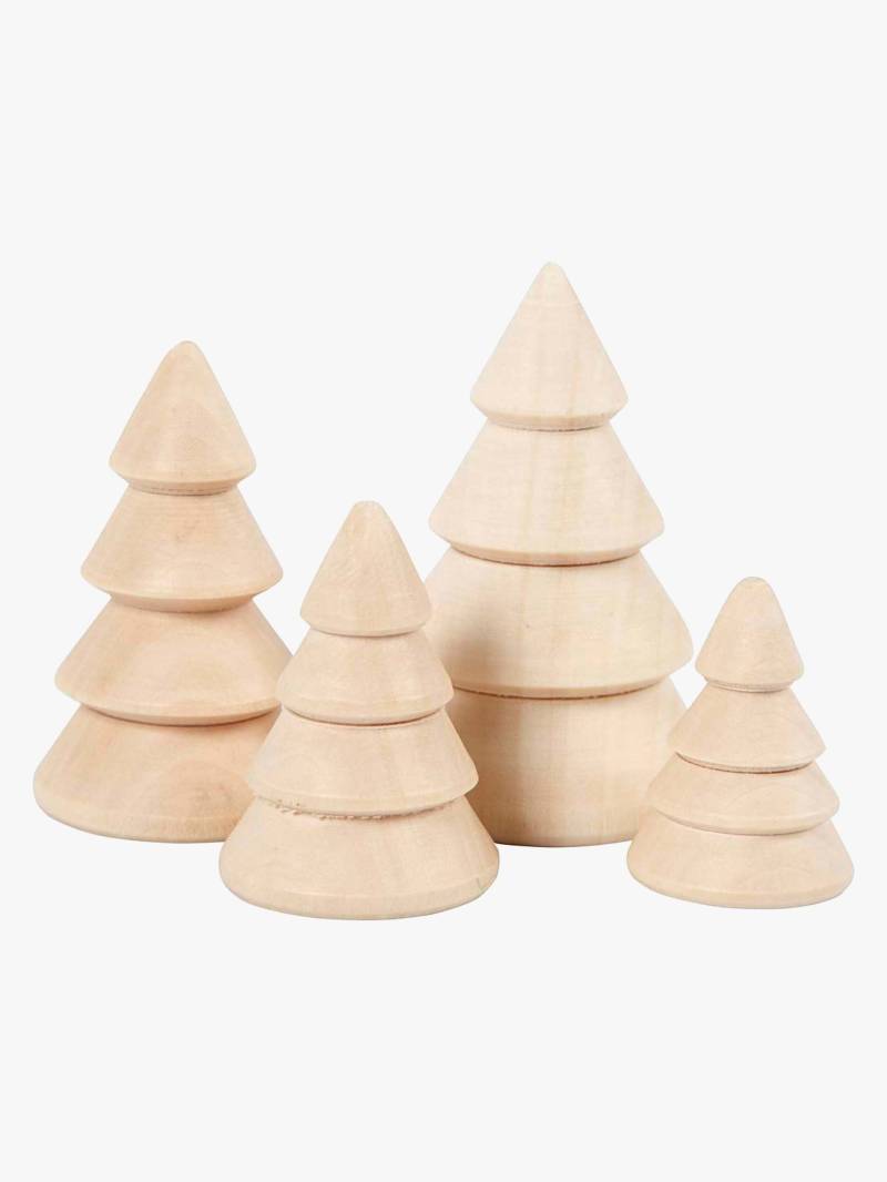 Creativ Company Bastelset Weihnachtsbäume 4er-Pack Creativ Company Bastelset Weihnachtsbäume 4er-Pack von Creativ Company