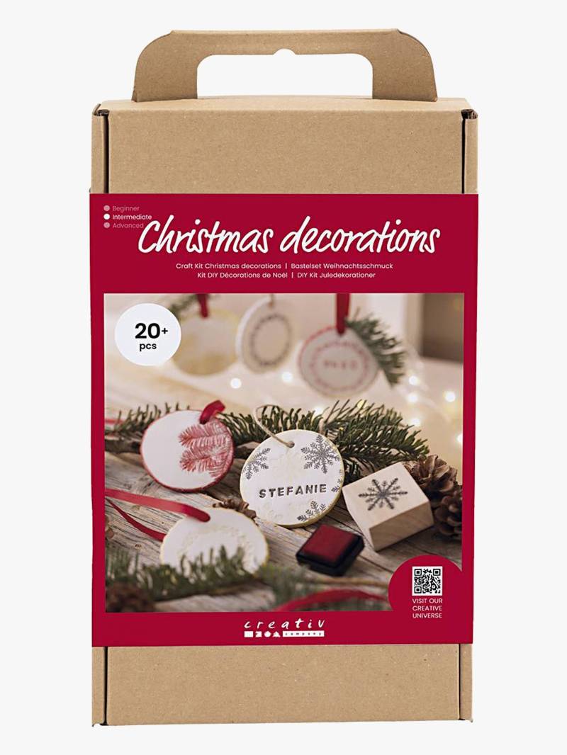 Creativ Company Bastelset Weihnachtsdekorationen Selbsthärtender Ton DIY von Creativ Company