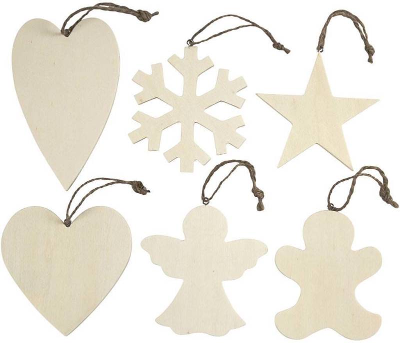 Creativ Company Bastelset Weihnachtsschmuck Winter 6er-Pack von Creativ Company