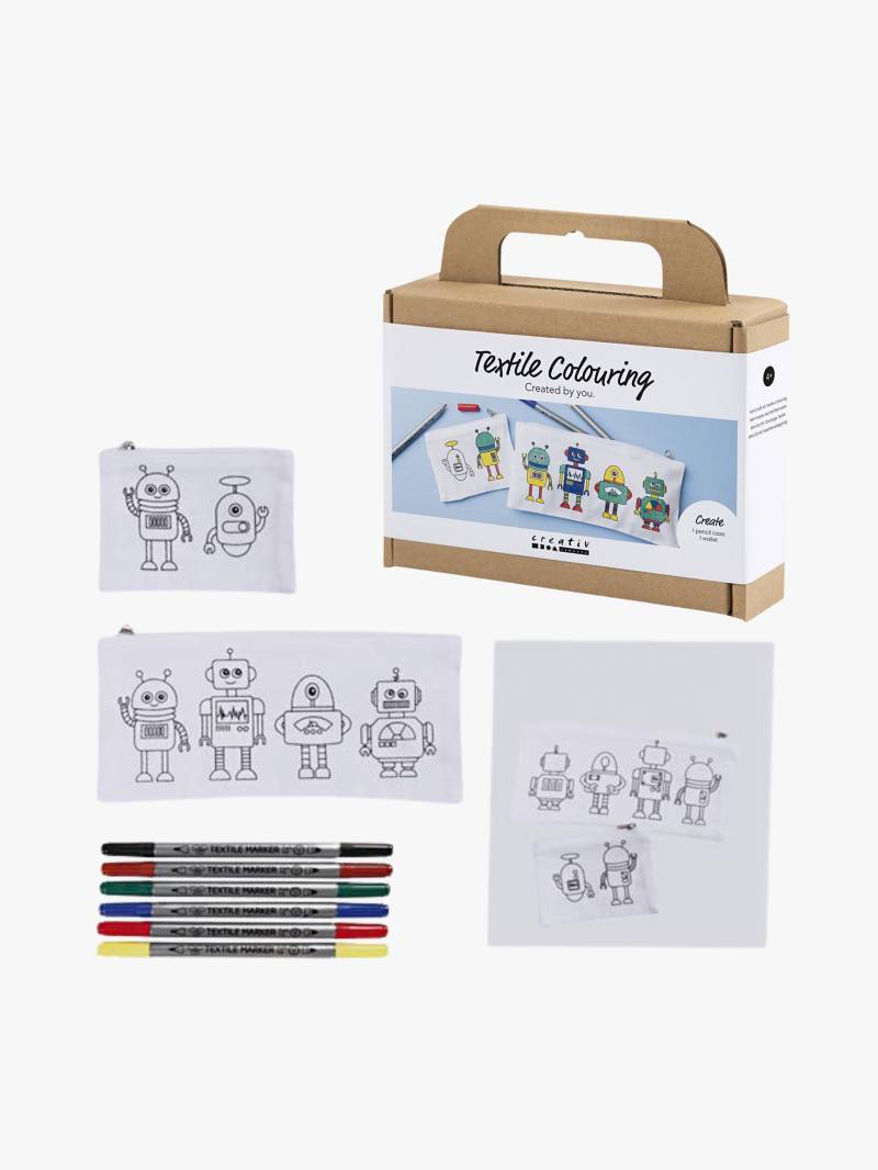 Creativ Company DIY Kreativset Textilmalen Roboter von Creativ Company
