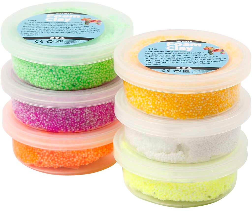 Creativ Company Foam Clay Spring Modelliermasse 6er-Pack Creativ Company Foam Clay Spring Modelliermasse 6er-Pack von Creativ Company