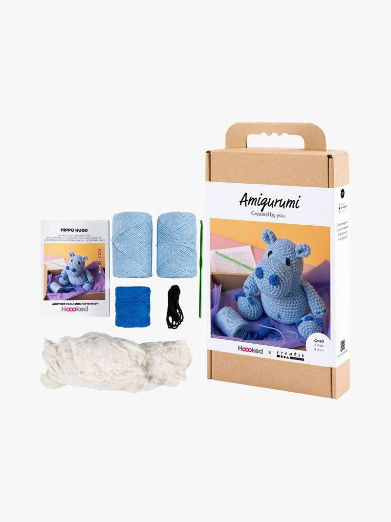 Creativ Company Häkelset Amigurumi Nilpferd DIY von Creativ Company