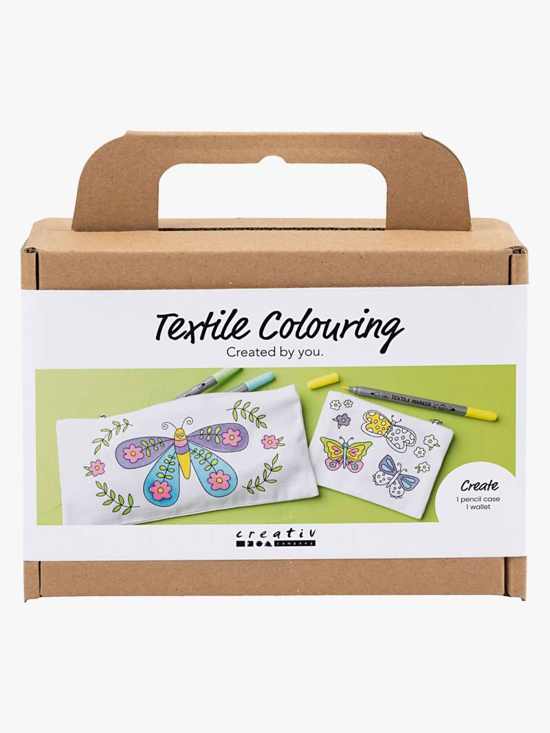 Creativ Company Mini Kreativset Textilmalen Schmetterlinge von Creativ Company