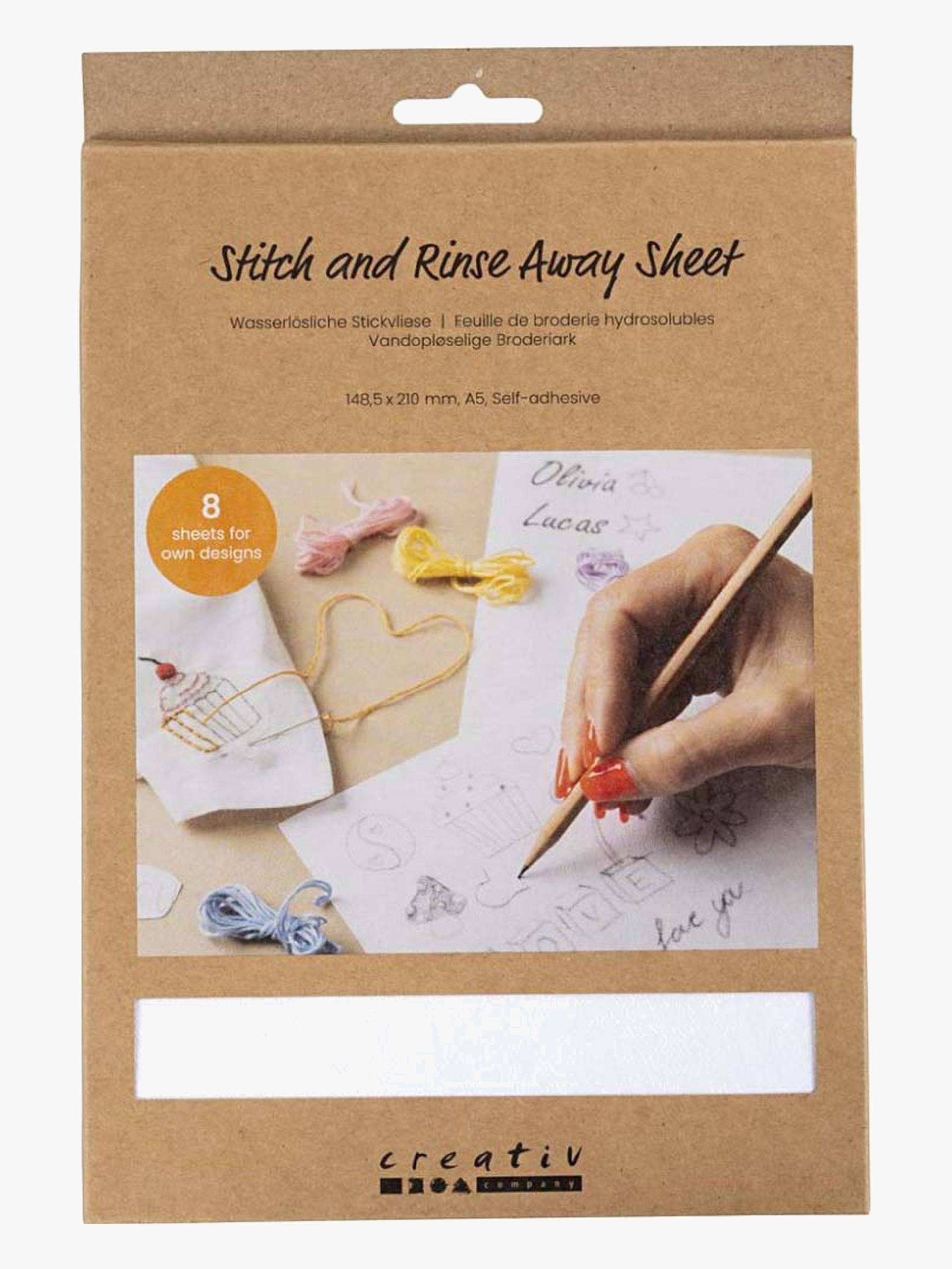 Creativ Company Wasserlöslich Stickereibogen A5 8 st Creativ Company Wasserlöslich Stickereibogen A5 8 st von Creativ Company