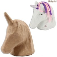 Einhornfigur aus Pappe, zum Gestalten, 16,5cm x 17cm Einhornfigur aus Pappe, zum Gestalten, 16,5cm x 17cm von Creativ Company