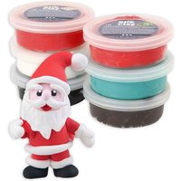 Silk Clay Weihnachten, weiche Modelliermasse in 6 Dosen Silk Clay Weihnachten, weiche Modelliermasse in 6 Dosen von Creativ Company