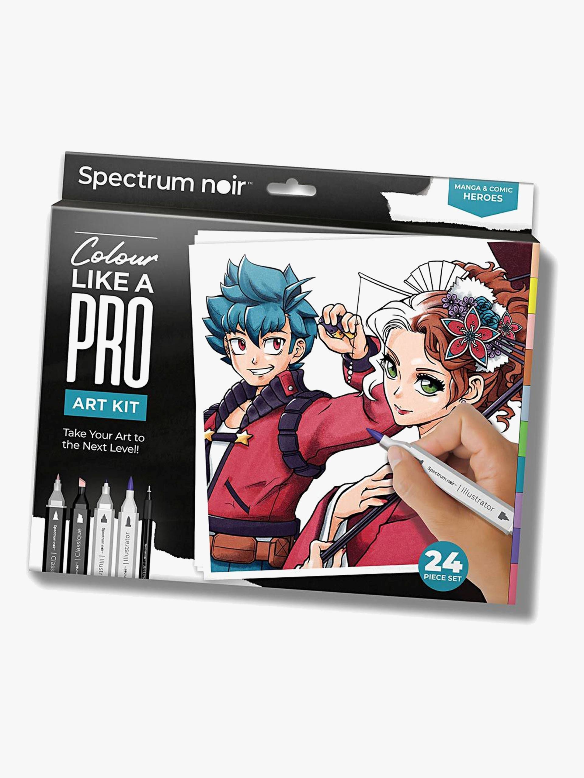 Spectrum Noir Illustrationsset Comichelden von Creativ Company