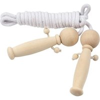 Springseil, Natur/Holz in Puppenform - 225 cm von Creativ Company