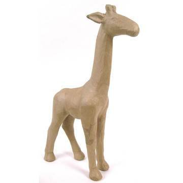 Pappmaché-Figur, Giraffe, 19x28x7cm [Spielzeug] von Creativ Discount