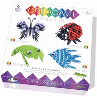 Creagami - Origami 3D 4er Set Tiere, 555 Teile von CreativaMente