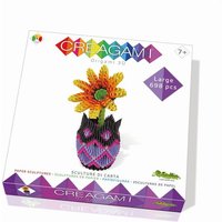 Creagami - Origami 3D Vase mit Blumen, 698 Teile von CreativaMente